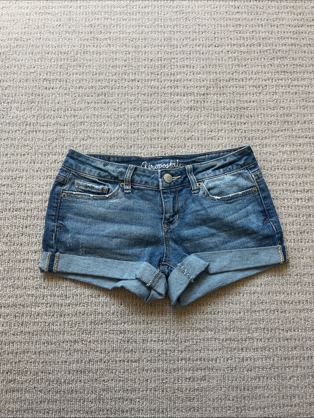 Aeropostale Y2K  denim mini shorts